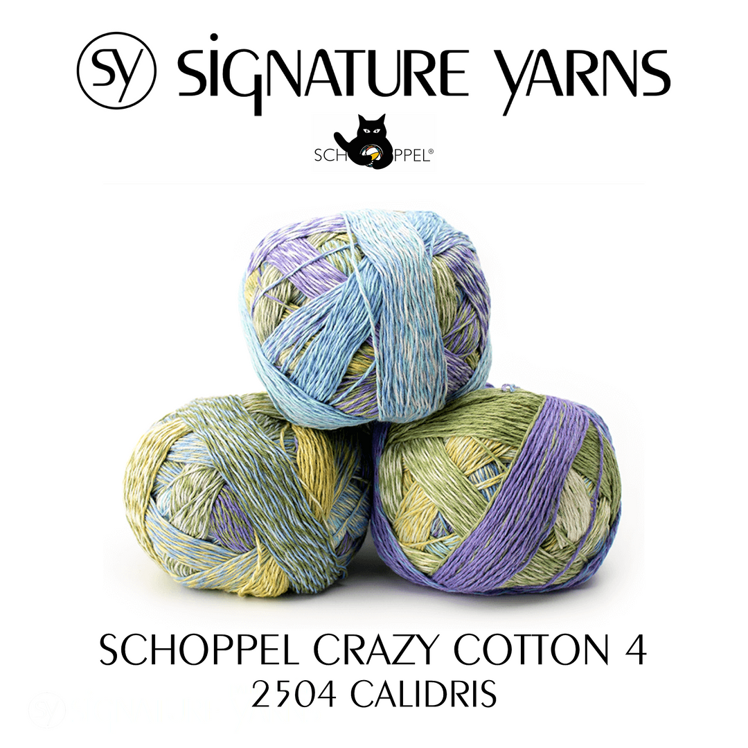 Schoppel Crazy Cotton Stärke 4: 2504 Calidris – Signature Yarns