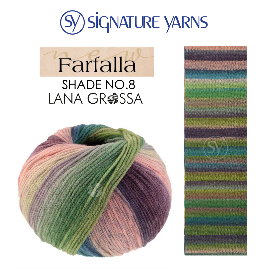 Farfalla by Lana Grossa no.8 Earthly Delight – Signature Yarns